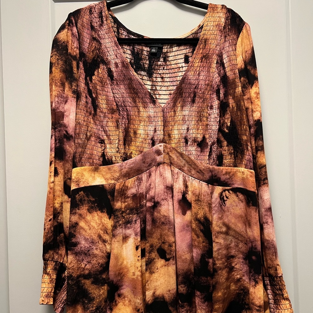 Torrid Multicolor Tie-Dye Top